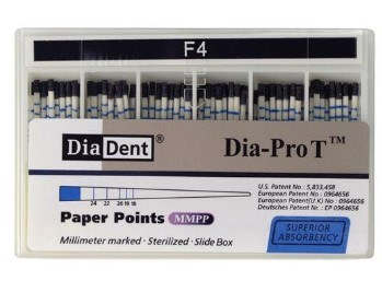 PAPER P DIADENT PROTAPER F4 100ST.